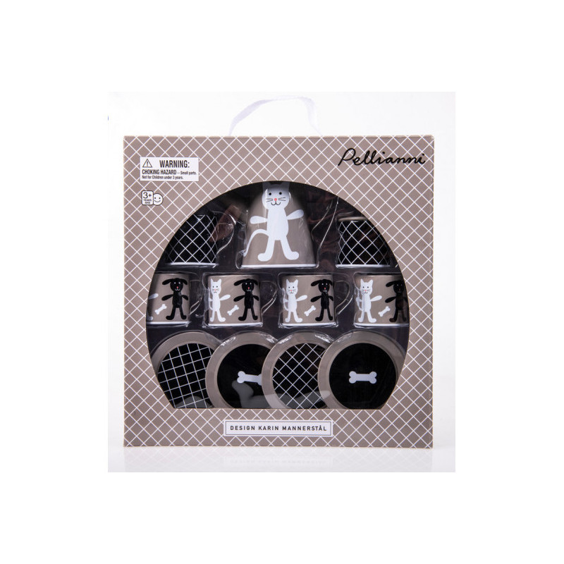 Pellianni - Tin Tea Set Grey