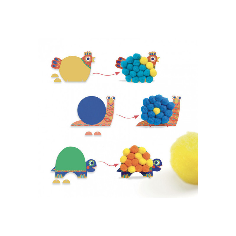 Djeco - Fluffy animals