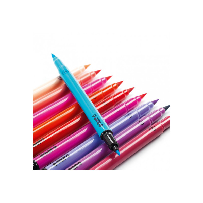 Djeco - 10 felt brushes - sweet