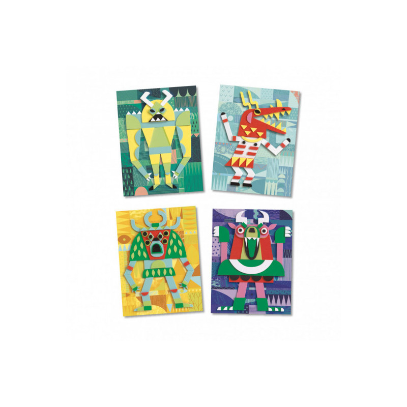 Djeco - Collage, Monster gallery
