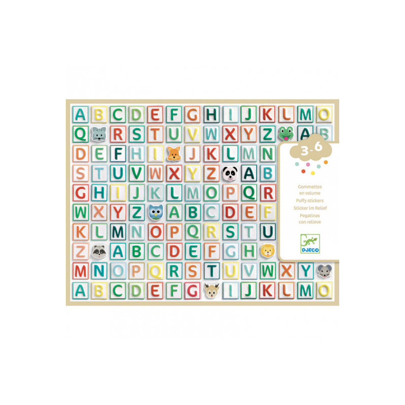 Djeco - Alphabet stickers