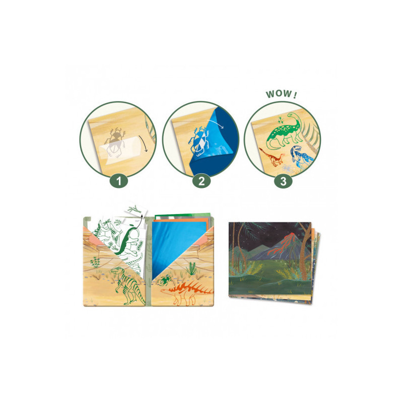 Djeco - Collages - Dinosaurus