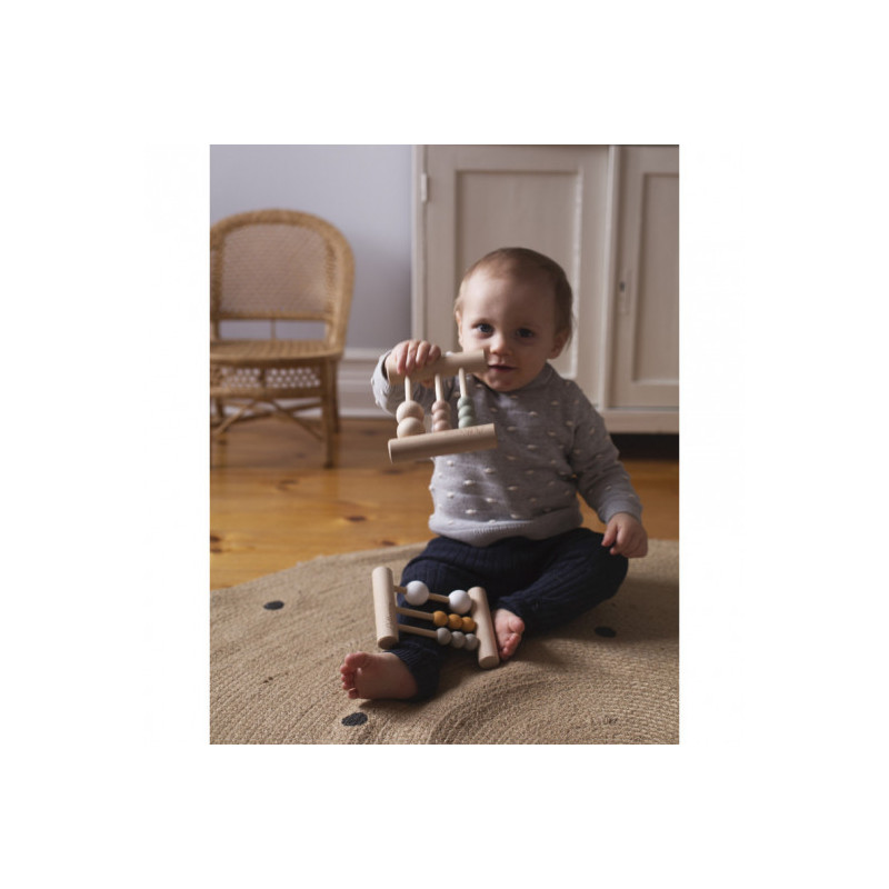 Pellianni - Wooden Abacus Mustard