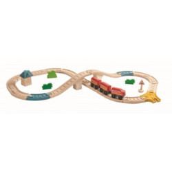 PlanToys - Järnvägsåtta, 29 delar