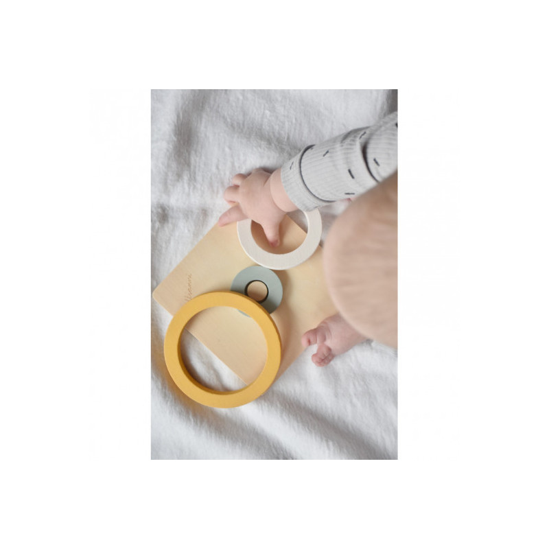 Pellianni - Round Puzzle Mustard