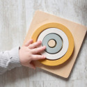 Pellianni - Round Puzzle Mustard