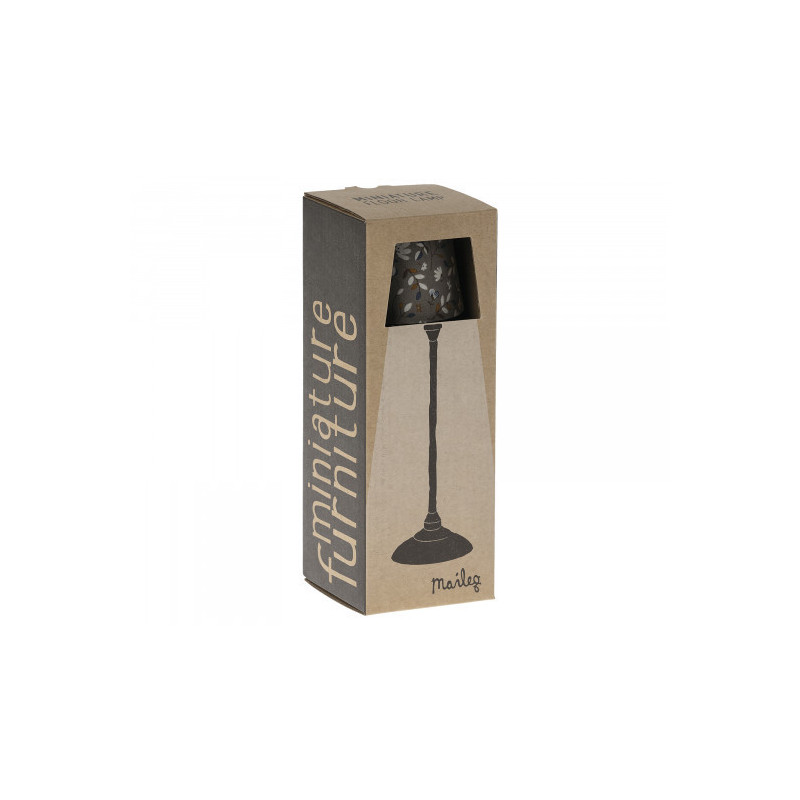 Maileg - Miniatyr golvlampa - Anthracite