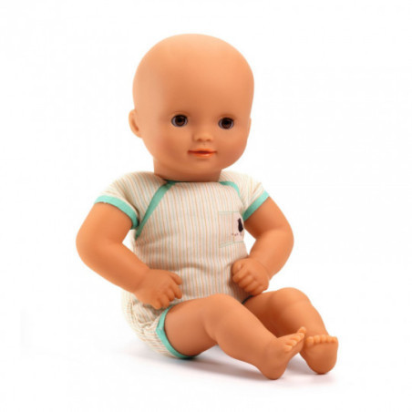 Djeco - Green - doll to dress
