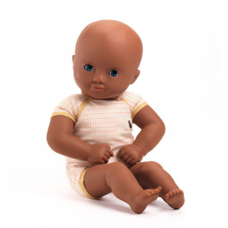 Djeco - Yellow, doll to dress