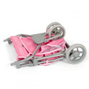 MAMAMEMO -  Jogger tvillingdockvagn, rosa