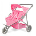 MAMAMEMO -  Jogger tvillingdockvagn, rosa