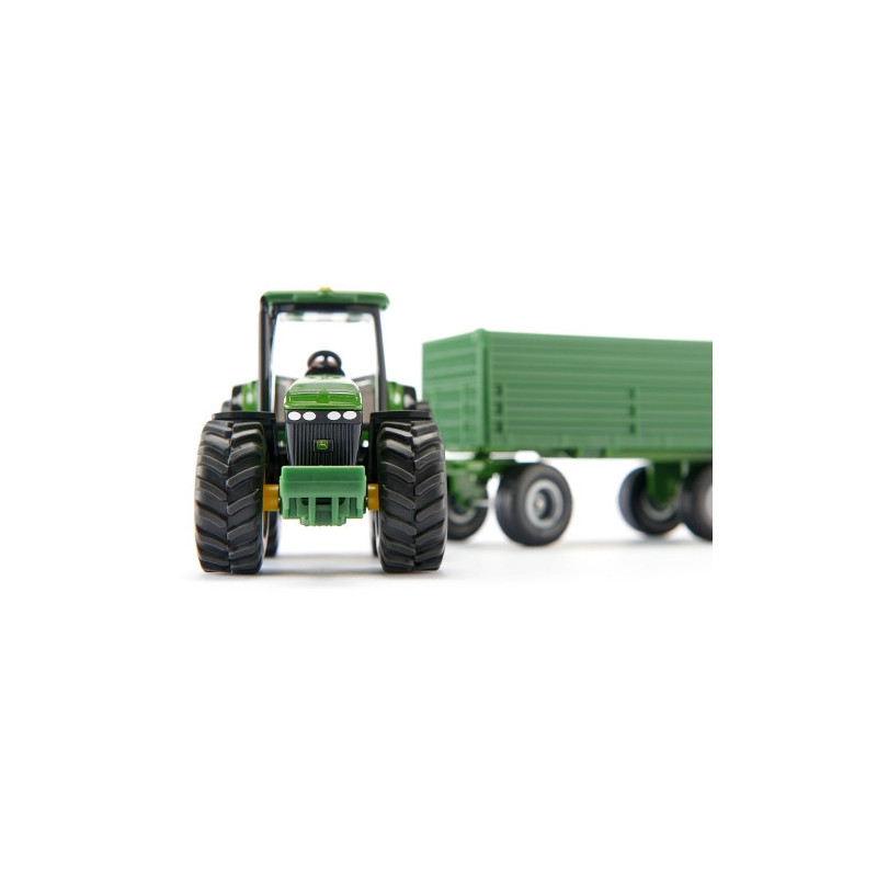 Siku - JD TRAKTOR M. SLÄP 1:50