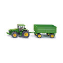 Siku - JD TRAKTOR M. SLÄP 1:50