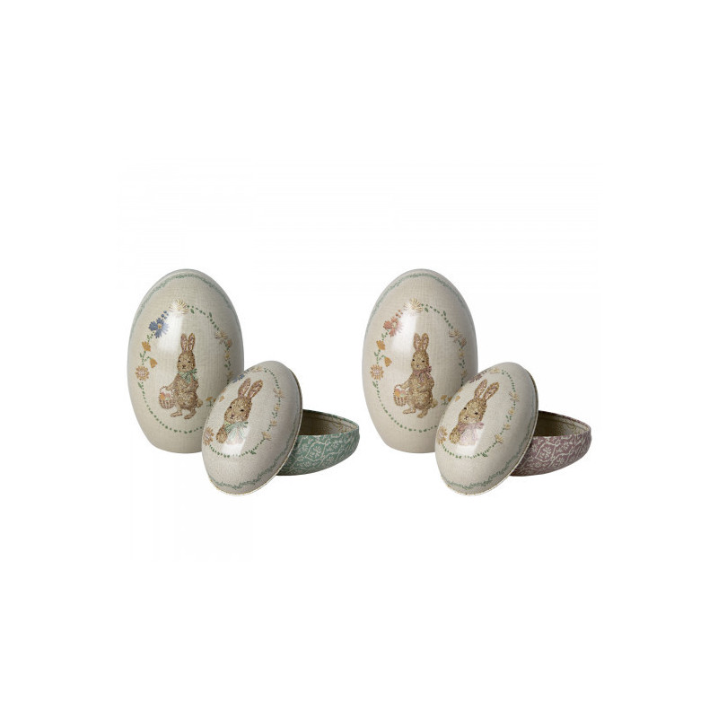 Maileg - Påskägg, 2 st turkos