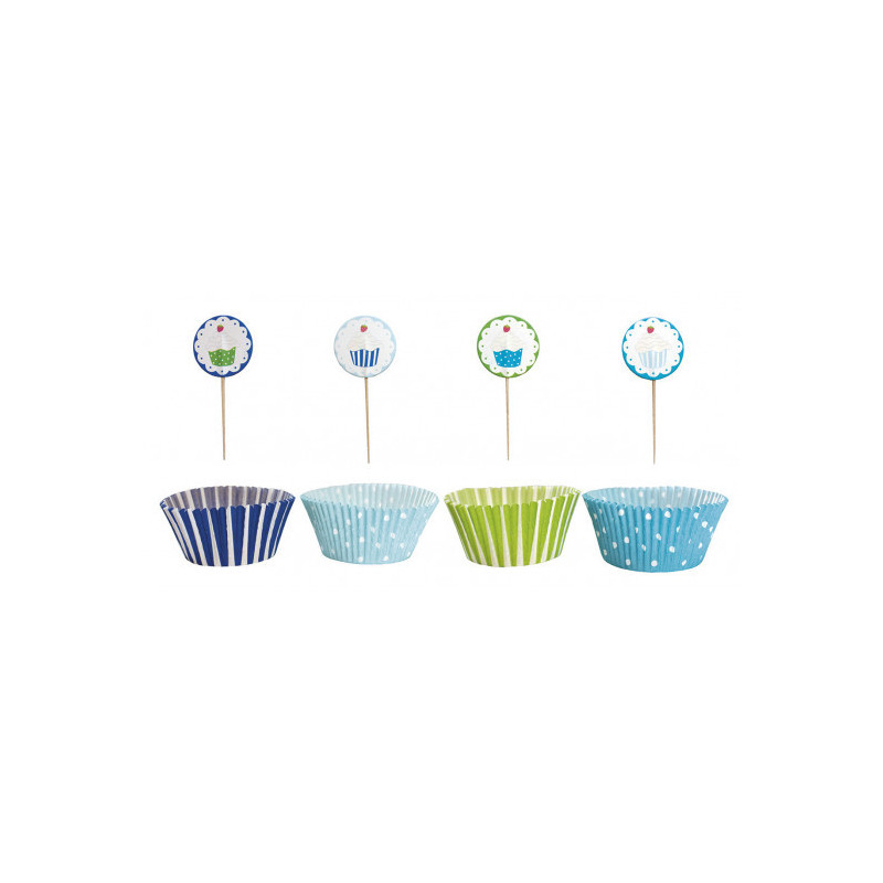 Jabadabado - Party Cupcake Kit Blå