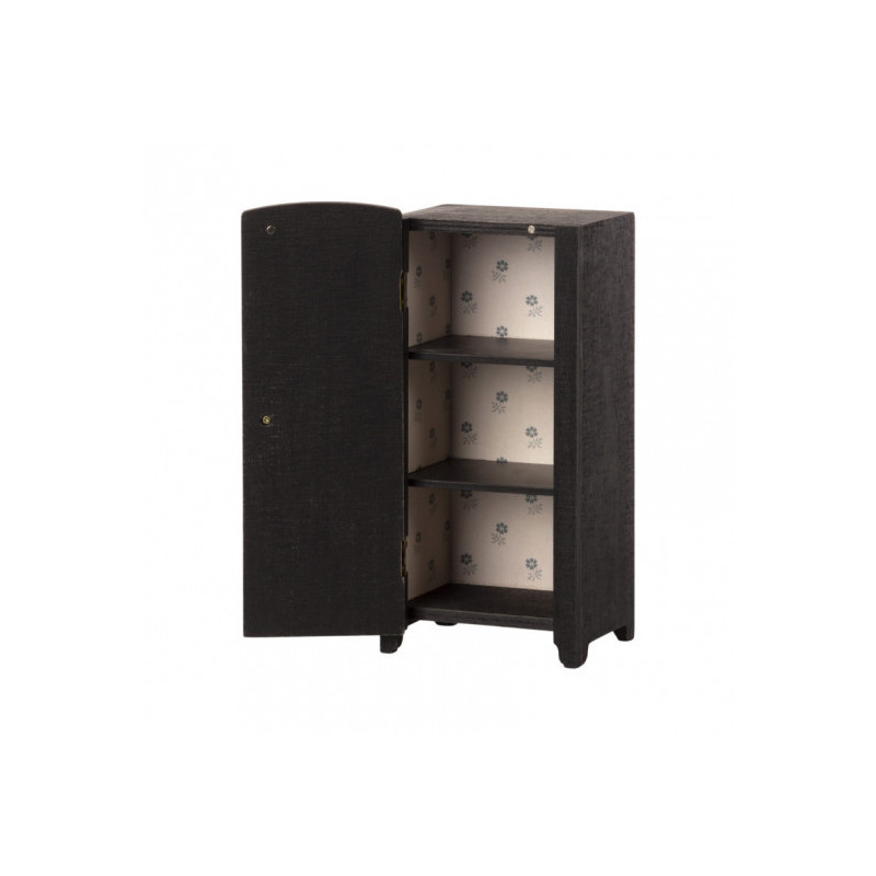 Maileg - Miniature garderob, Anthracite