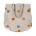 Maileg - Tygväska, Multi dots Large
