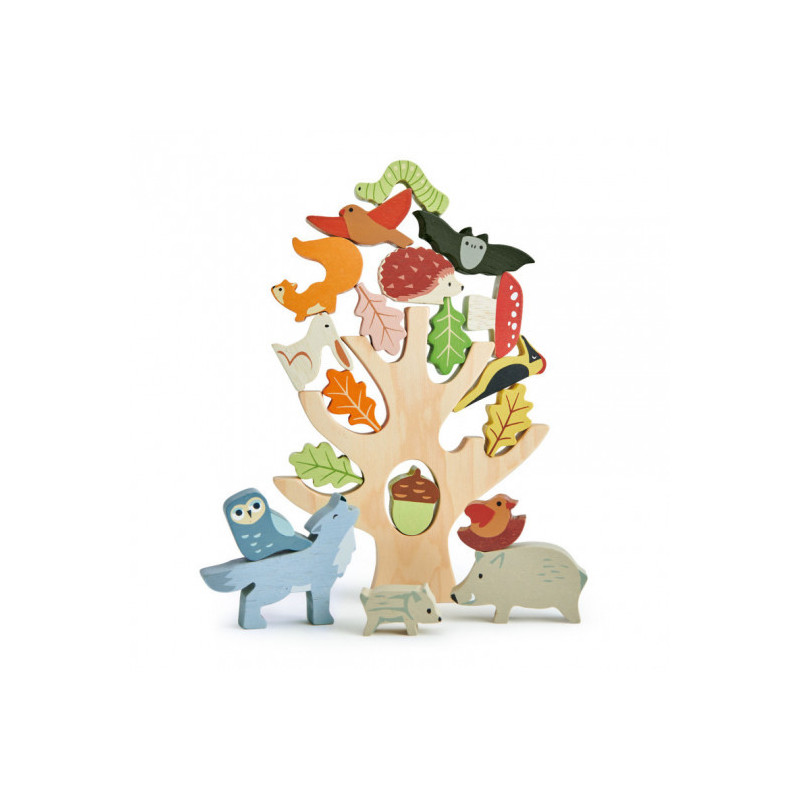 Tender leaf toys - Balanslek, Skogsdjur