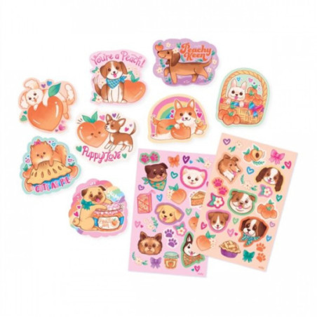 OOLY - Doftstickers - Puppies & Peaches