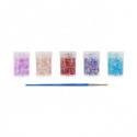OOLY - Mini dots pixie paste - 5-pack Glitterlim