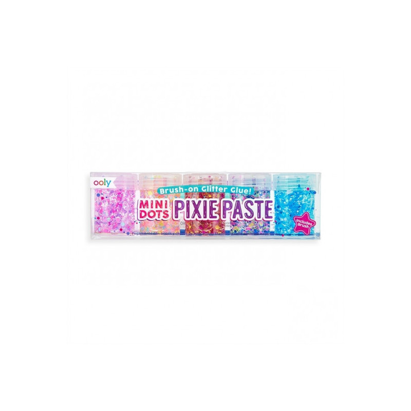 OOLY - Mini dots pixie paste - 5-pack Glitterlim