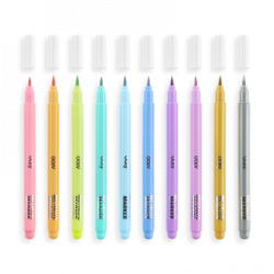 OOLY - Color Lustre Metallic Brush Markers - 10 pack