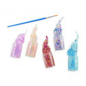 OOLY - Mini dots pixie paste - 5-pack Glitterlim