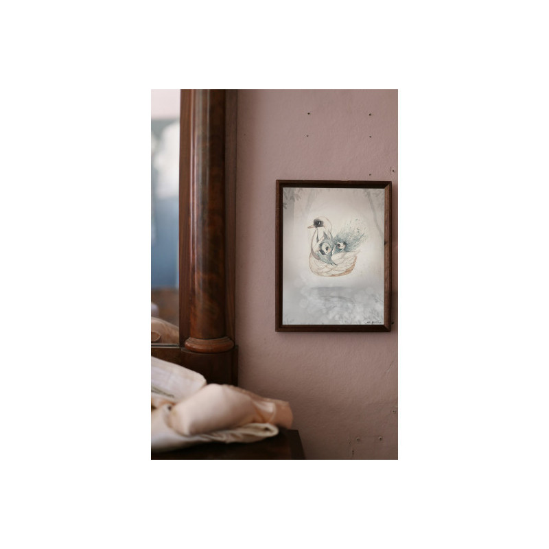 Mrs Mighetto - Posters, 2-pack Miss Bianca & Swan Boat
