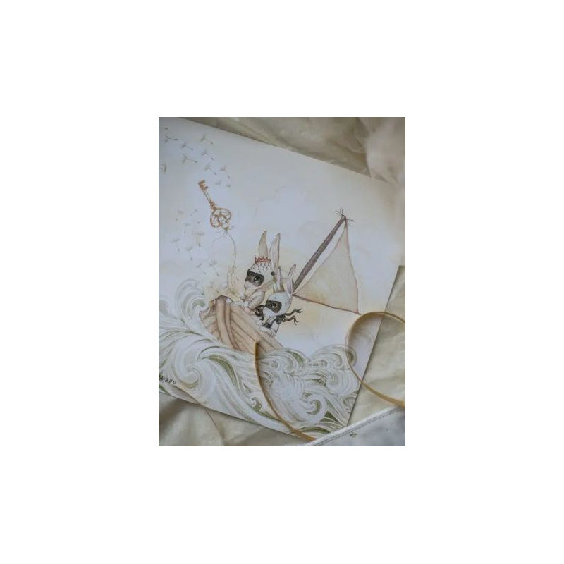 Mrs Mighetto - Poster, Queen´s boat 30x21 cm