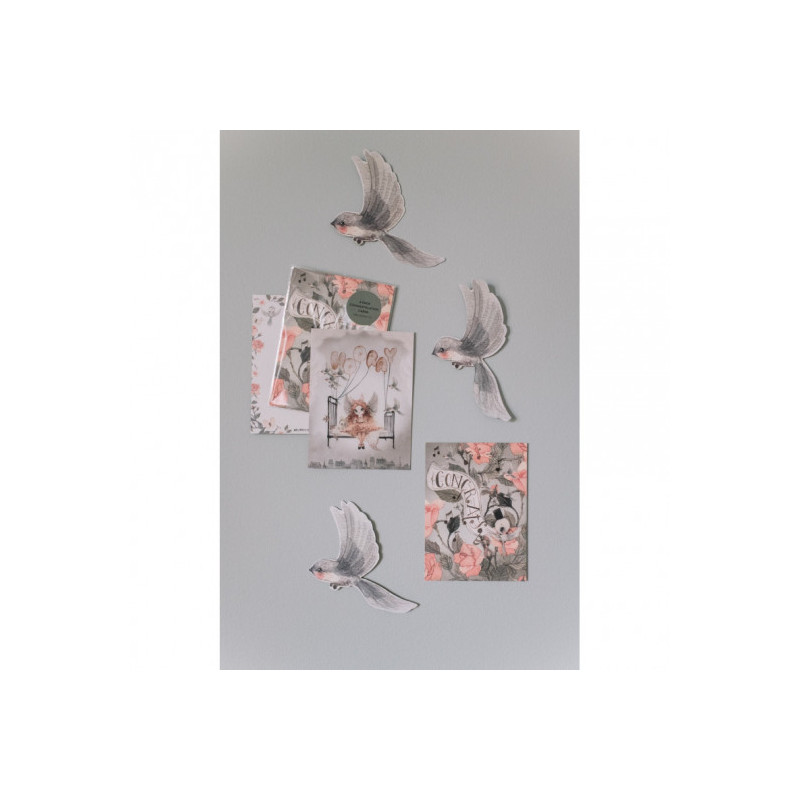 Mrs Mighetto - Gratulationskort, Roses