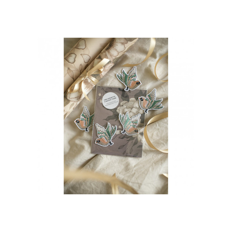 Mrs Mighetto - 2-Pack Strykmärken Flying Sparrow