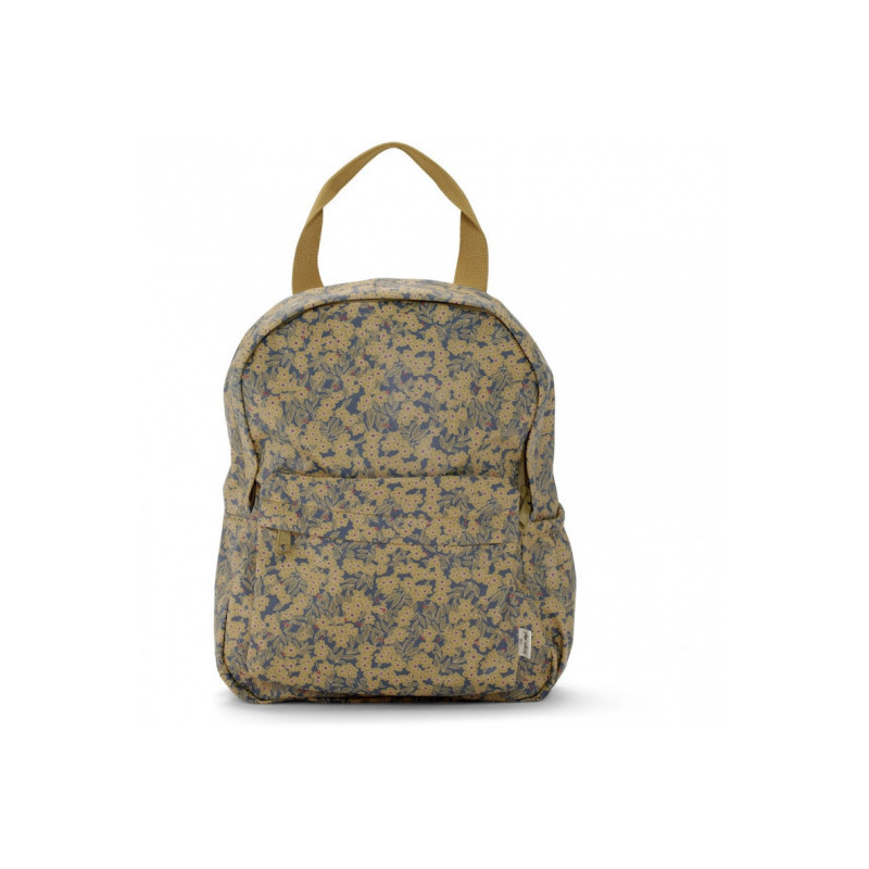 Konges slöjd - Rain kids mini ryggsäck, Winter leaves mustard