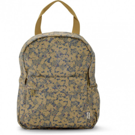 Konges slöjd - Rain kids mini ryggsäck, Winter leaves mustard