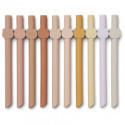 Liewood - Badu 10-pack Sugrör Rose mix
