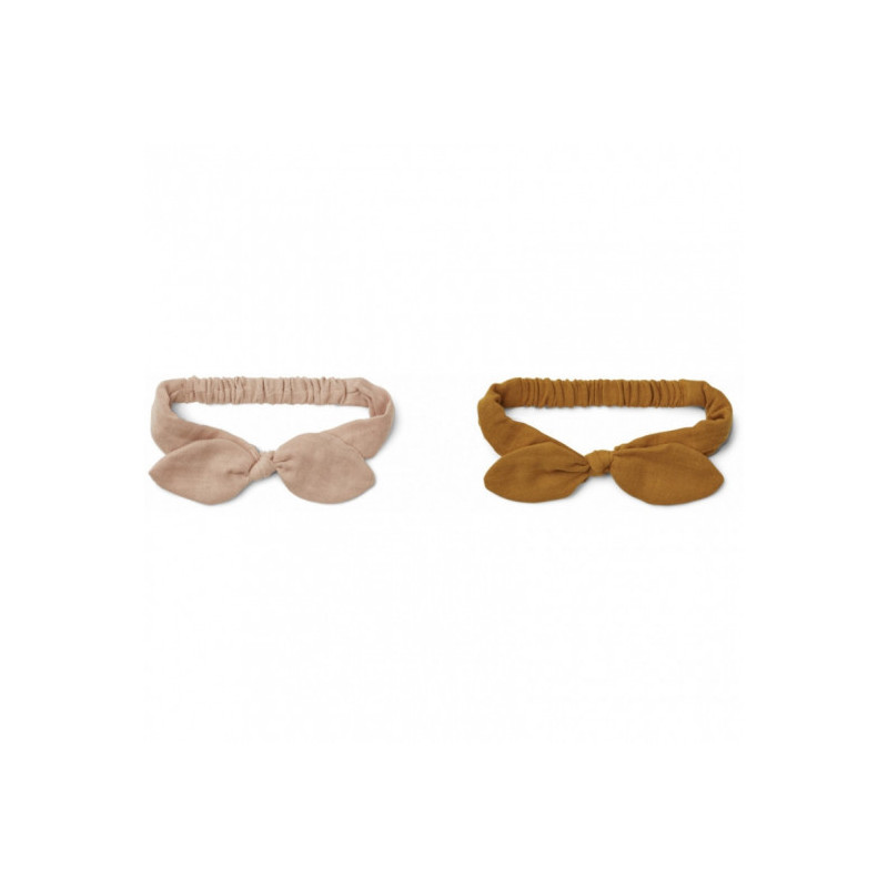 Liewood - Henny hårband 2-pack, Rose mustard mix