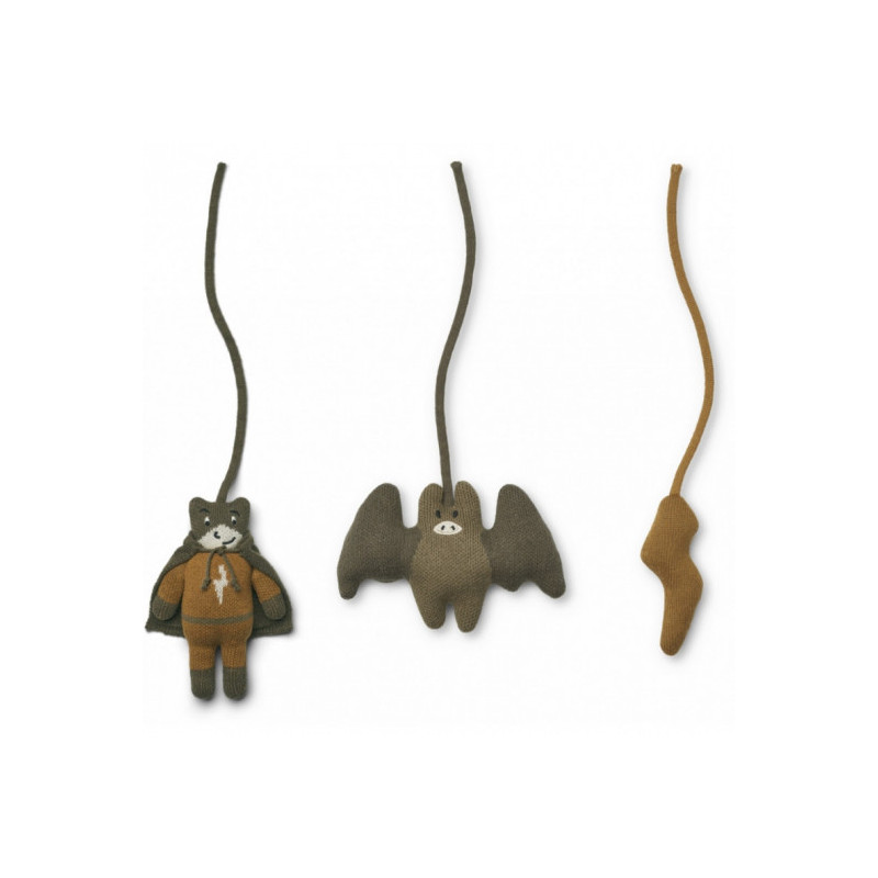 Liewood - 3-pack Babygymsfigurer Superhjälte