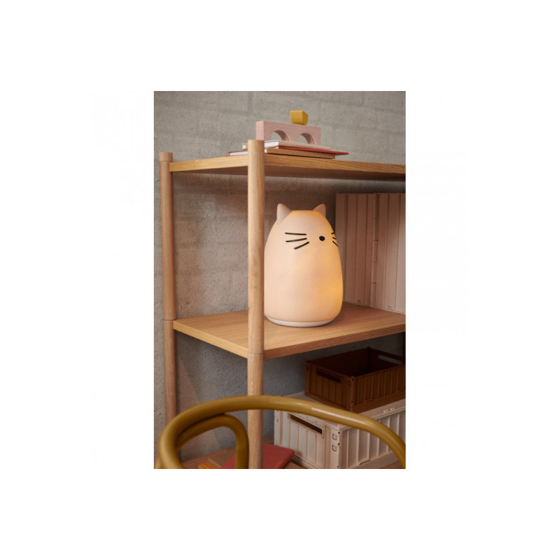 Liewood - Stor nattlampa Jimbo,  Cat Golden caramel