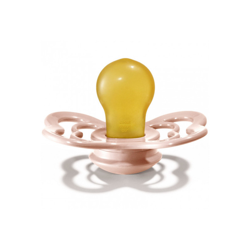 Bibs Napp - Supreme Latex, Blush 0-6 mån