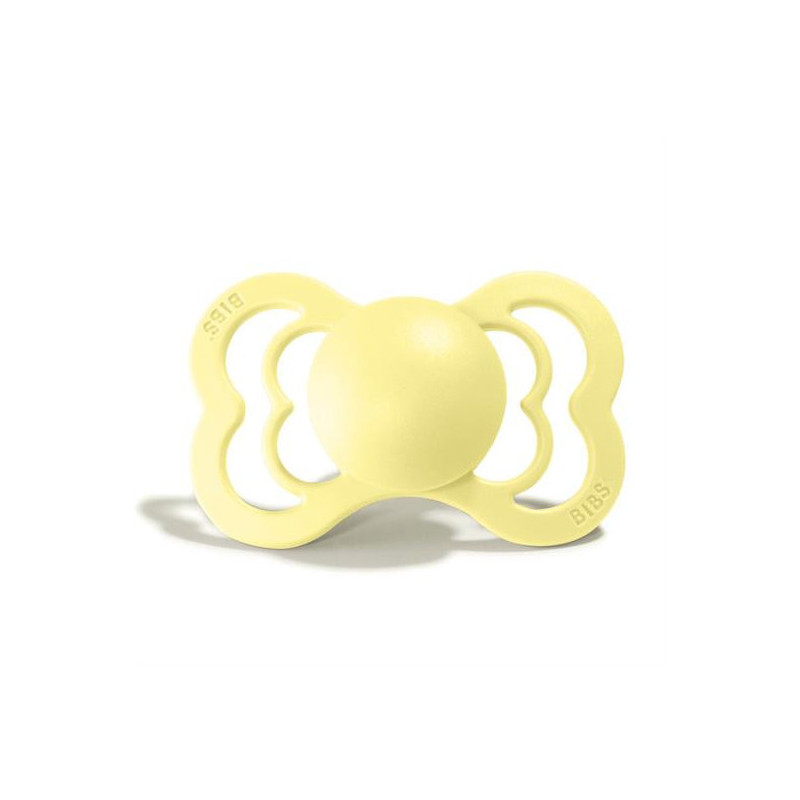 Bibs Napp - Supreme Latex, Sunshine från 6 mån