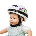 MaMaMeMo - Vit cykelhjälm till dockan