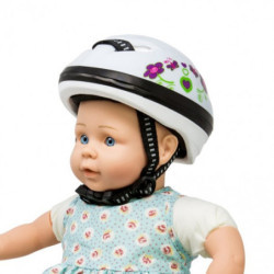 MaMaMeMo - Vit cykelhjälm till dockan