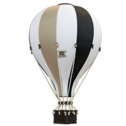 Super Balloon - Luftballong Medium svart / beige