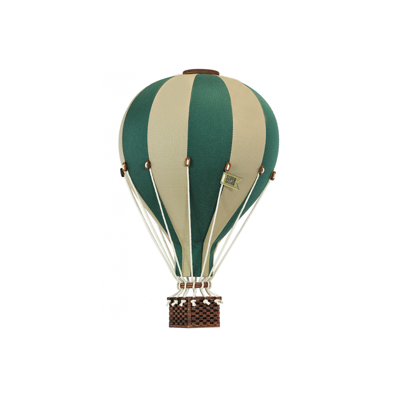 Super Balloon - Luftballong Medium beige / grön