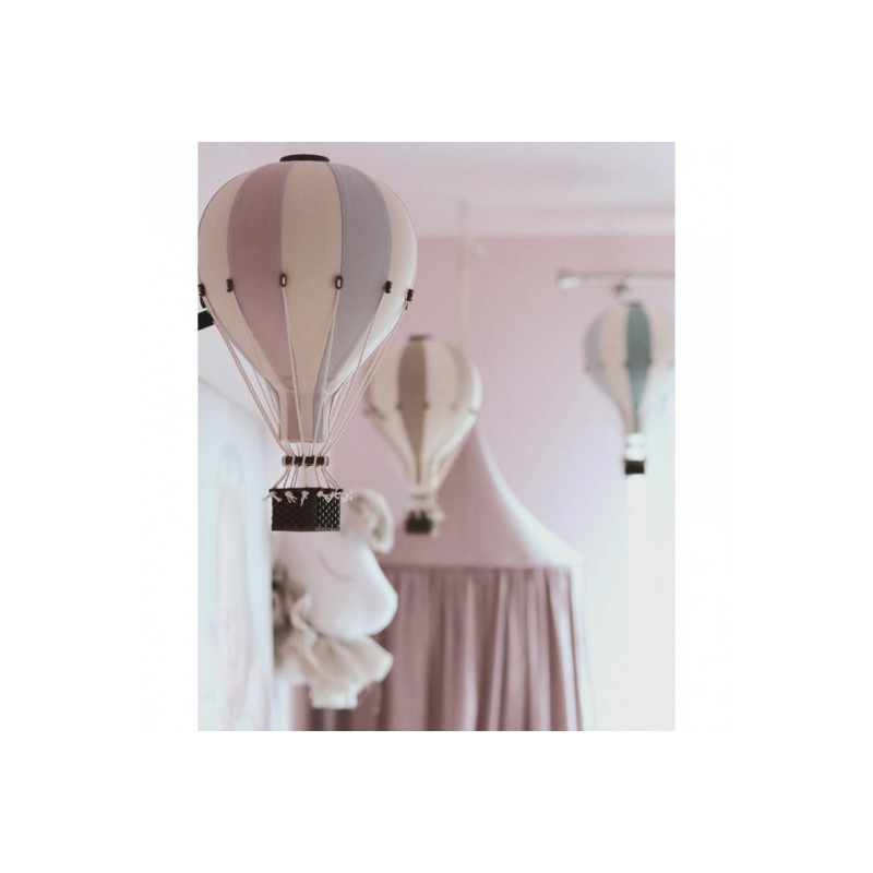 Super Balloon - Luftballong Medium gräddvit/ljusblå/rosa