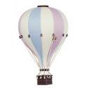 Super Balloon - Luftballong Medium gräddvit/ljusblå/rosa