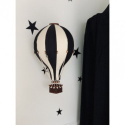 Super Balloon - Luftballong Medium svart / gräddvit