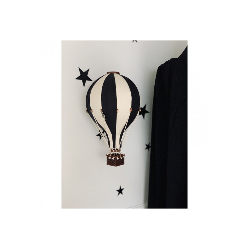 Super Balloon - Luftballong Medium svart / gräddvit