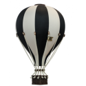 Super Balloon - Luftballong Small svart / gräddvit