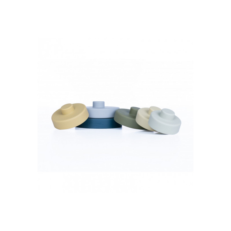 Pellianni - Silicone Stacking Toy Bluish