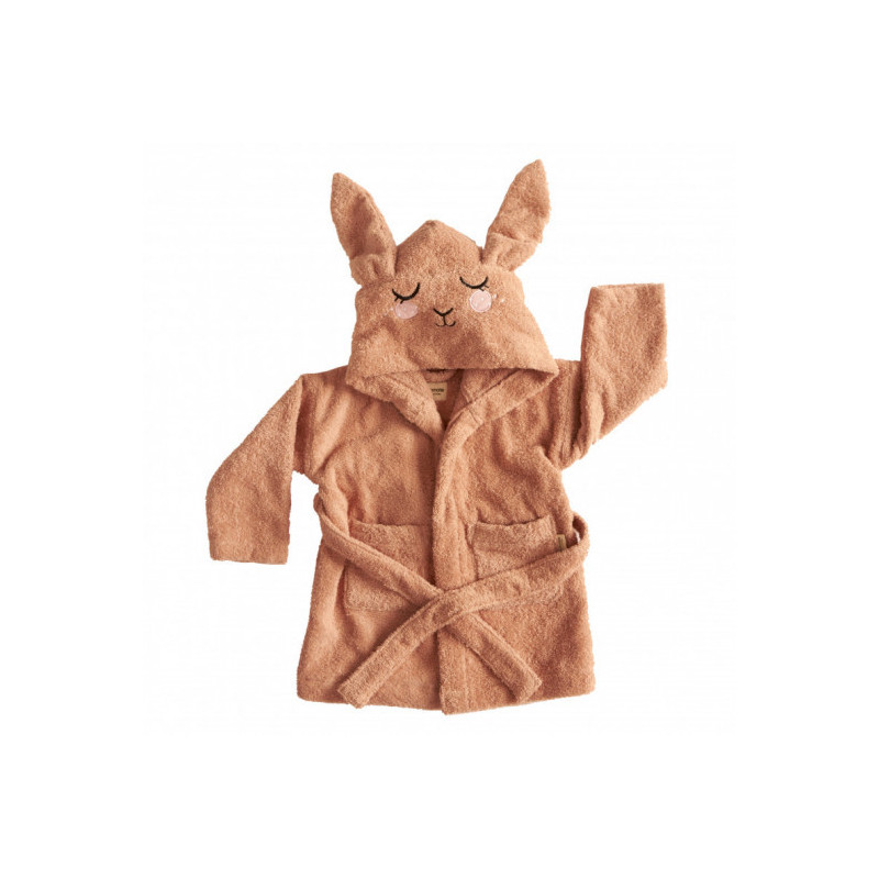 Roommate - Bathrobe - BUNNY, rose (1-2 years)